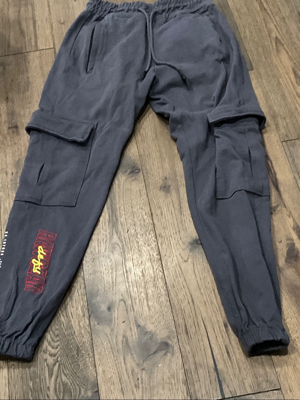 Charcoal Cargo Jogger Sweatpants - Men's Casual Comfort